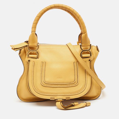 Chloé Yellow Leather Small Marcie Shoulder Bag - Chloe - Modalova