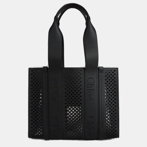 Chloe Black Woody Tote Bag - Chloe - Modalova