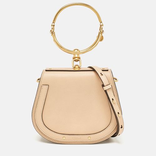 Leather and Suede Small Nile Bracelet Shoulder Bag - Chloe - Modalova