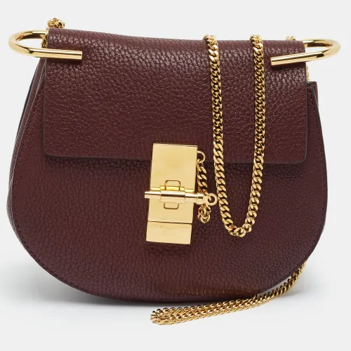 Chloé Drew Small Leather Shoulder Bag - Chloe - Modalova