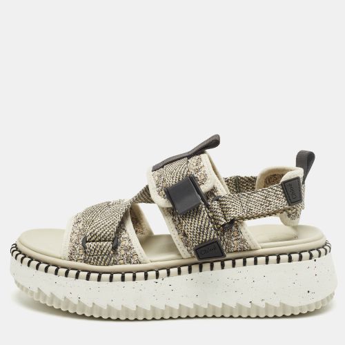 Chloé Lilli Size 39 Multicolor Fabric Slingback Sandals - Chloe - Modalova