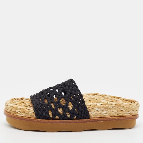 Chloé Wavy Size 37 Woven Crochet Flat Slides - Chloe - Modalova