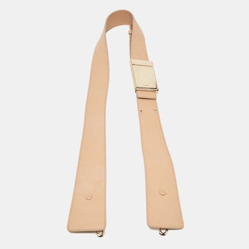 Chloe Beige Leather Adjustable Shoulder Strap - Chloe - Modalova