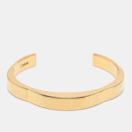 Chloe Gold Tone Open Cuff Bracelet - Chloe - Modalova