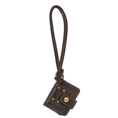 Chloe Dark Brown Leather Key Holder - Chloe - Modalova