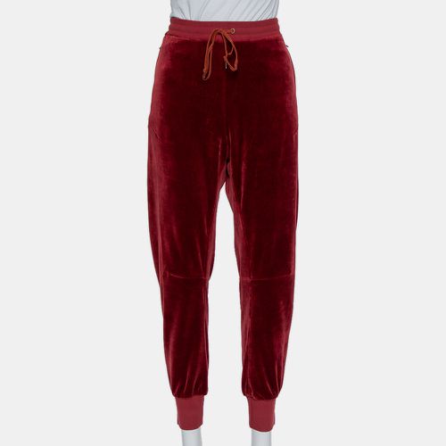 Chloe Burgundy Velvet Trouser M - Chloe - Modalova