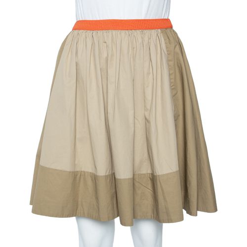 See by Chloe Two Tone Cotton Contrast Waist Flared Waist S - Chloe - Modalova