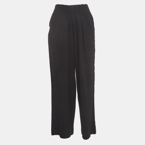 Chloe Black Crepe Pleated Trousers XS - Chloe - Modalova