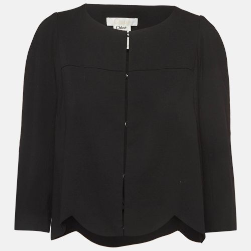 Crepe Flared Sleeve Blouse L - Chloe - Modalova