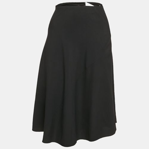 Crepe Flared Knee Length Skirt L - Chloe - Modalova