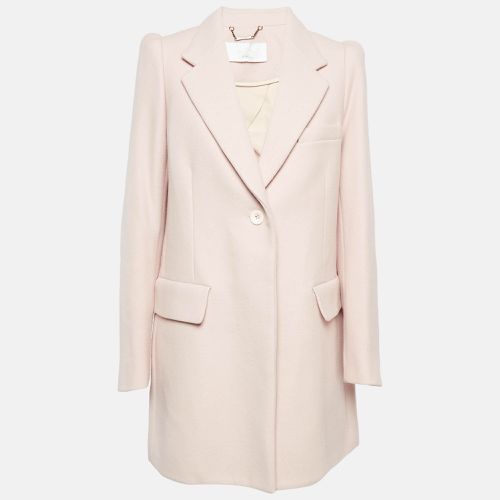 Wool Felt Mid-Length Coat L - Chloe - Modalova