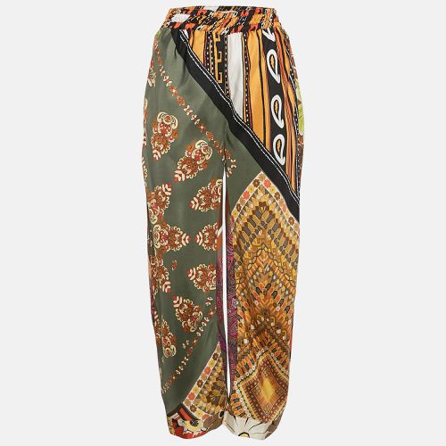 Chloe Multicolor/Orange Printed Silk Wide Leg Pants M - Chloe - Modalova