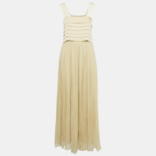 Silk Pleated Maxi Dress S - Chloe - Modalova