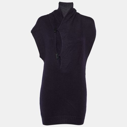 Alpaca Wool Toggle Button Front Sweater S - Chloe - Modalova