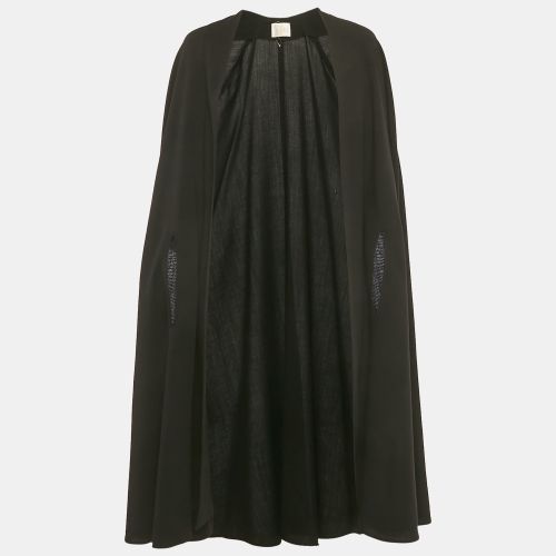 Chloe Black Crepe Open Front Cape M - Chloe - Modalova