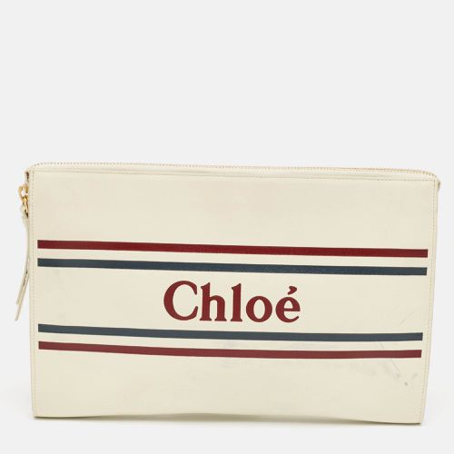 Off Leather Vick Zip Pouch - Chloe - Modalova