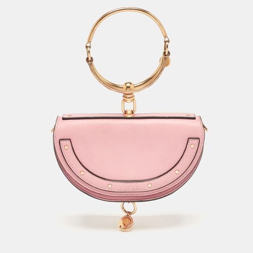 Chloe Pink Leather Small Nile Bracelet Minaudiere Crossbody Bag - Chloe - Modalova