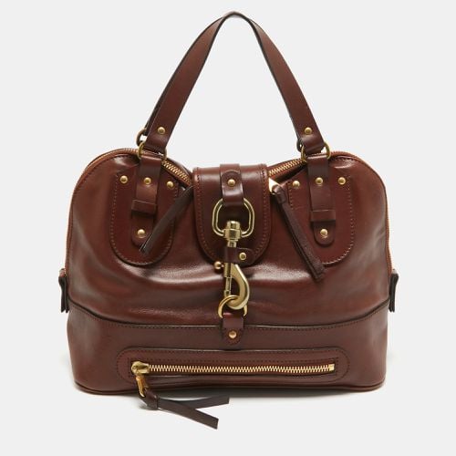 Chloe Brown Leather Kerala Dome Satchel - Chloe - Modalova