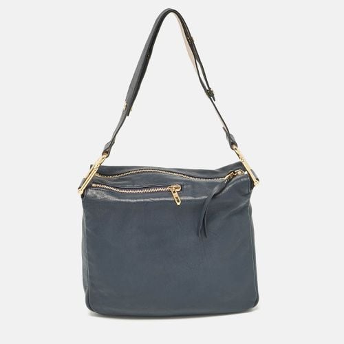 Chloe Navy Blue Leather Vanessa Shoulder Bag - Chloe - Modalova