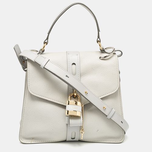 Chloe Two Tone Grey Leather Medium Aby Day Top Handle Bag - Chloe - Modalova