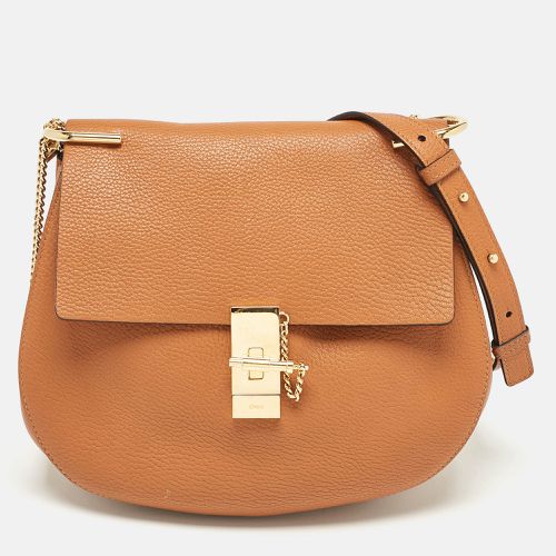 Chloe Brown Leather Large Drew Shoulder Bag - Chloe - Modalova