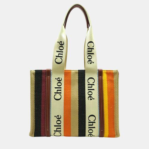 Chloe Canvas Multicolor ody Medium Tote Bag - Chloe - Modalova