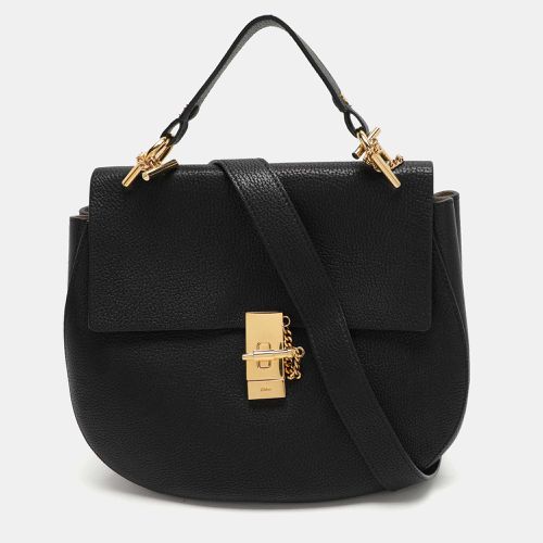 Leather Large Drew Top Handle Bag - Chloe - Modalova