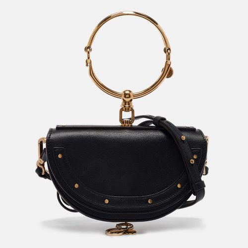 Chloe Black Leather Small Nile Bracelet Minaudiere Bag - Chloe - Modalova