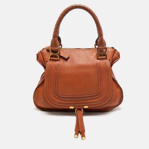 Chloe Brown Leather Medium Marcie Shoulder Bag - Chloe - Modalova