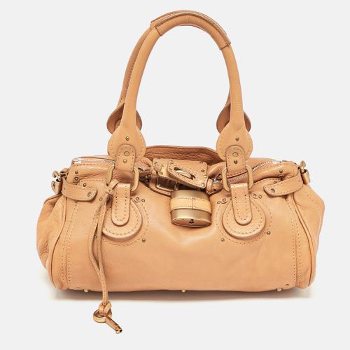 Chloe Brown Leather Medium Paddington Satchel - Chloe - Modalova