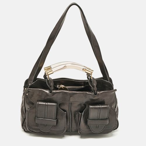 Chloe Black Leather Medium Saskia Satchel - Chloe - Modalova