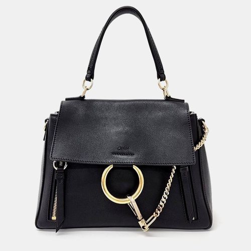 Chloe Black Leather Small Faye Day Top Handle Bag - Chloe - Modalova