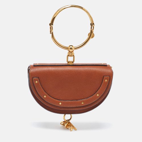 Chloe Tan Leather Small Nile Bracelet Minaudiere Bag - Chloe - Modalova