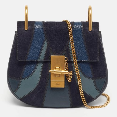 Chloé Drew Patchwork Mini Chain Shoulder Bag - Chloe - Modalova