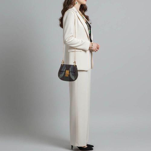 Chloé Drew Patchwork Mini Chain Shoulder Bag - Chloe - Modalova