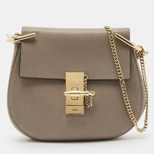 Chloe Taupe Leather Small Drew Shoulder Bag - Chloe - Modalova