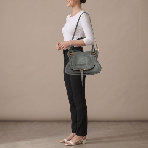 Marcie Medium Leather Shoulder Bag - Chloe - Modalova