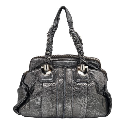 Chloe Silver Leather Heloise Satchel - Chloe - Modalova