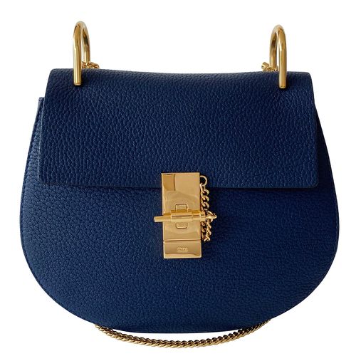 Chloe Blue Leather Drew Mini Crossbody Bag - Chloe - Modalova