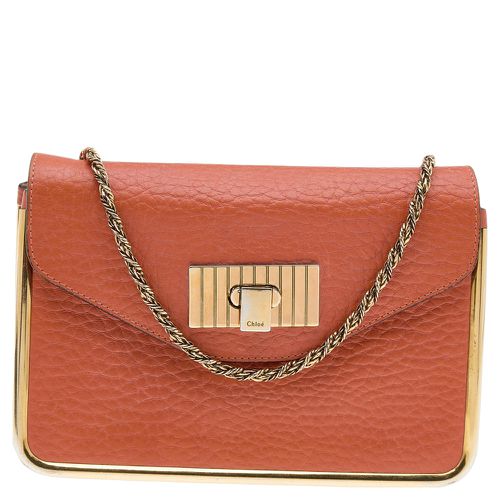 Chloe Orange Leather Small Sally Shoulder Bag - Chloe - Modalova