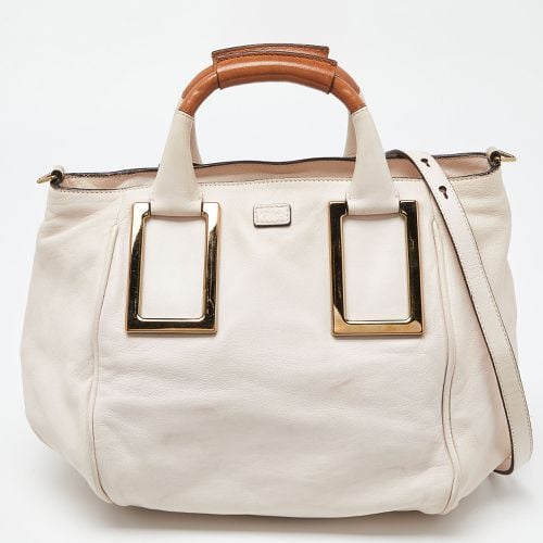 Chloe Beige/Brown Leather Ethel Satchel - Chloe - Modalova