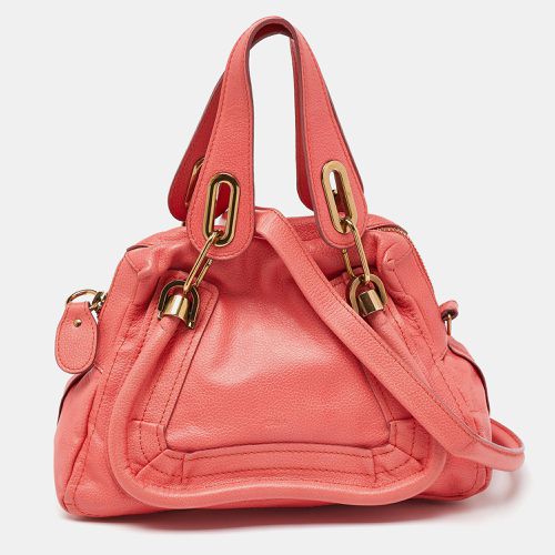 Chloe Coral Leather Small Paraty Bag - Chloe - Modalova