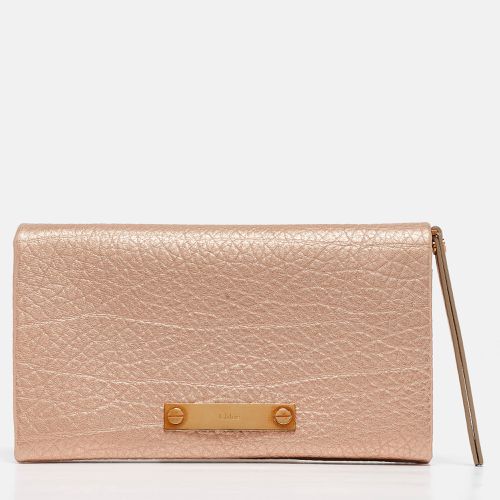 Chloe Rose Gold Leather Bifold Wallet - Chloe - Modalova