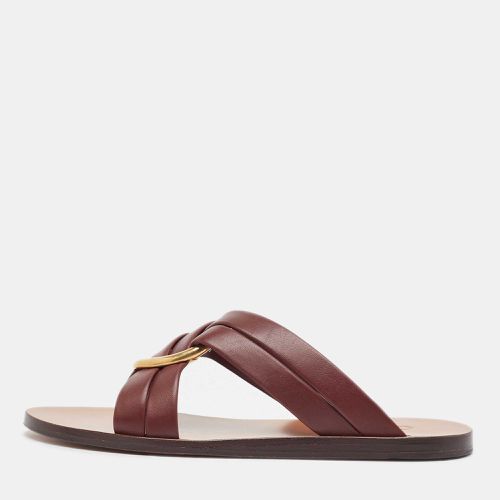 Leather Rony Flat Sandals Size 36 - Chloe - Modalova