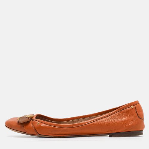 Chloe Orange Leather Ballet Flats Size 38.5 - Chloe - Modalova