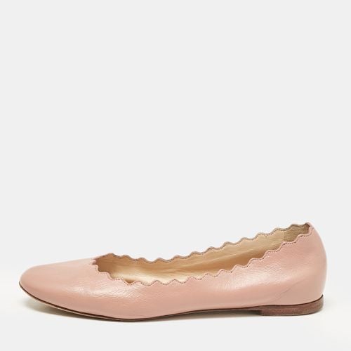 Scalloped Leather Lauren Ballet Flats Size 36.5 - Chloe - Modalova