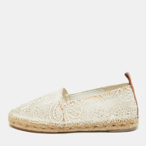 Chloe White Lace Espadrille Flats Size 38 - Chloe - Modalova