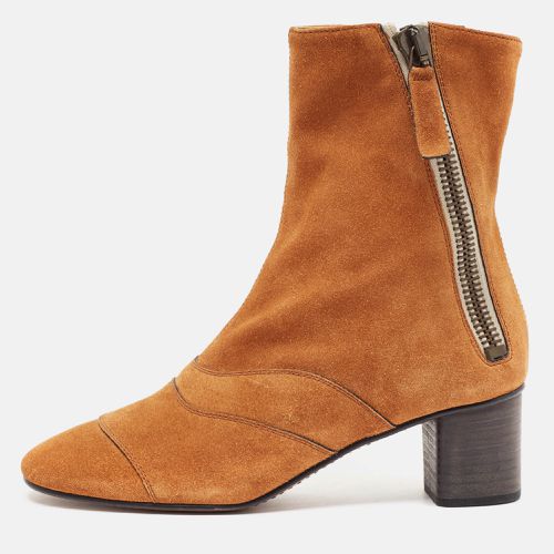 Chloe Brown Suede Ankle Boots Size 37.5 - Chloe - Modalova