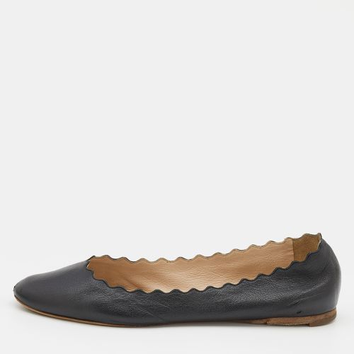 Chloe Black Leather Lauren Ballet Flats Size 37 - Chloe - Modalova