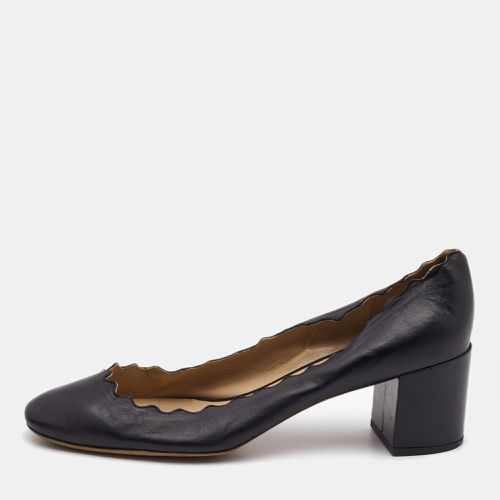 Leather Laurena Scalloped Pumps Size 39.5 - Chloe - Modalova